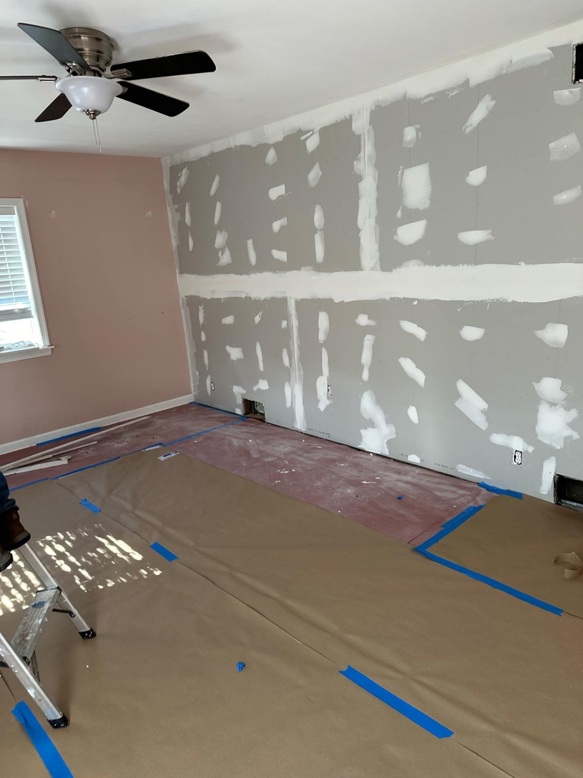 Drywall installation, patching, and wall repair work in South Jersey